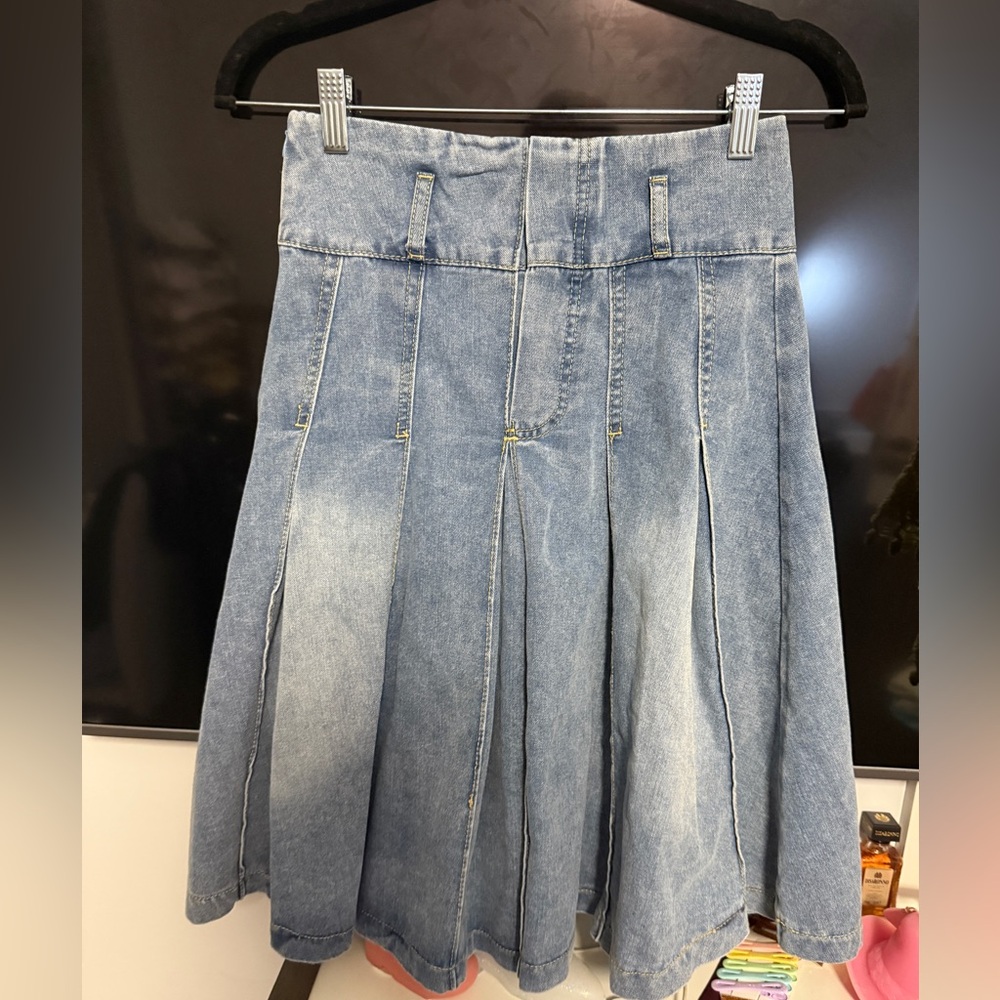 Vintage inspired Denim A-Line Skirt